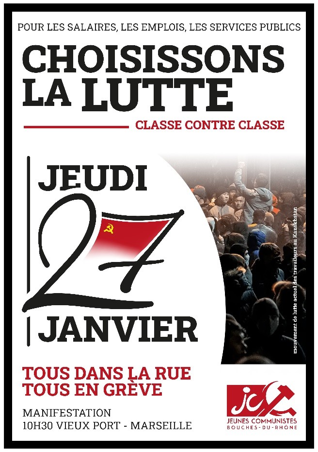 Le 27, choisissons la lutte - Classe contre classe