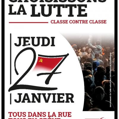 Le 27, choisissons la lutte - Classe contre classe