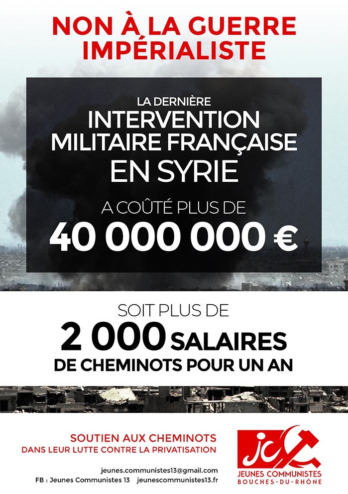 Le coût de l'intervention française en Syrie